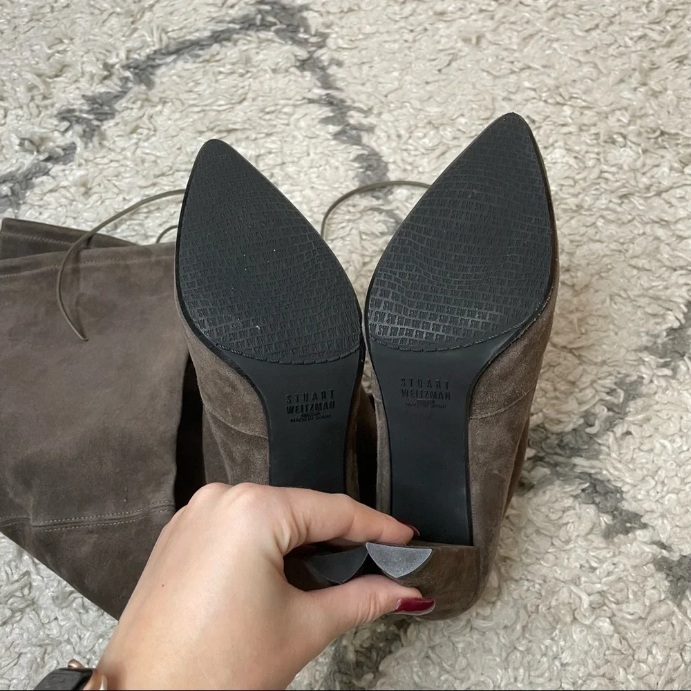 Stuart Weitzman Topo Highland Boot Taupe - Picture 8 of 8